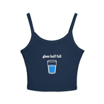 Glass Half Full Tank Top