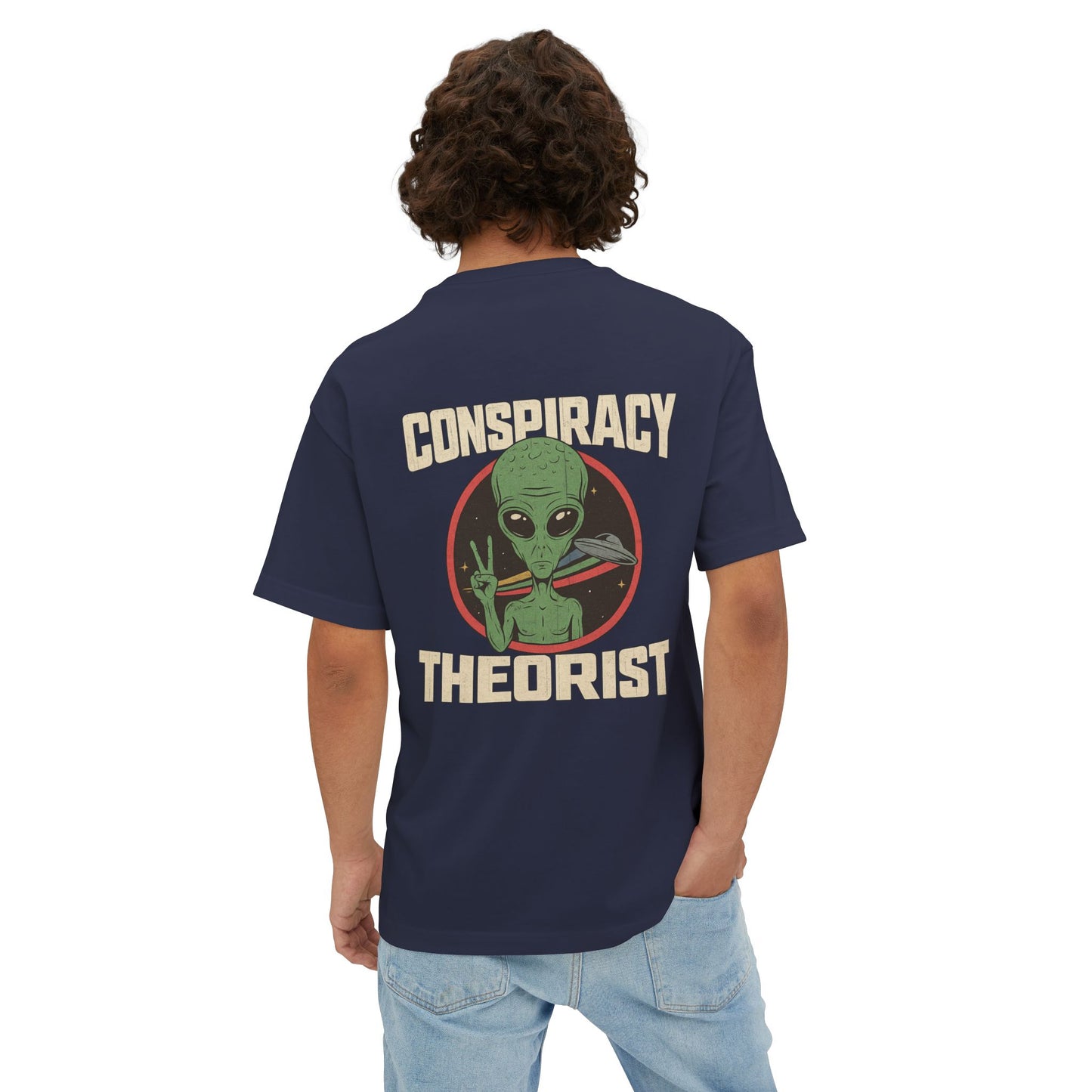 Unisex Alien Conspiracy Theorist Oversized Tee