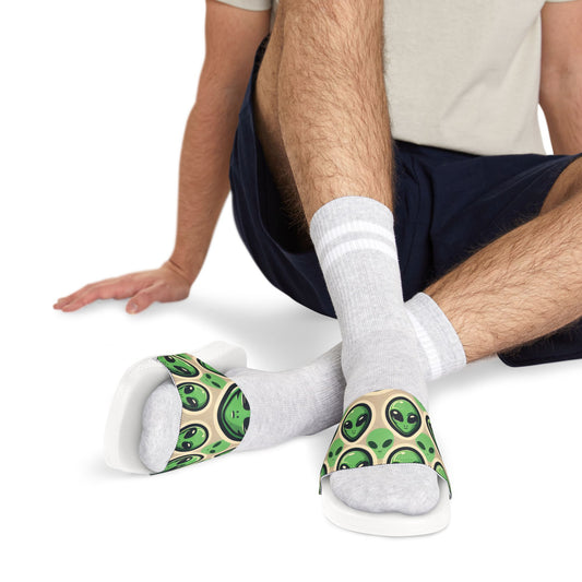 Fun Alien Print Sandals for Men