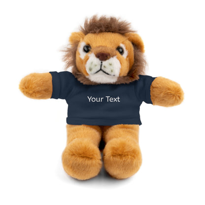 Personalized Stuffed Animal with Tee, Custom Teddy Bear Gift, Cuddly Plush Toy