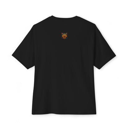 Chaotic Cat Graphic Tee, Unisex Oversized