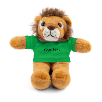 Personalized Stuffed Animal with Tee, Custom Teddy Bear Gift, Cuddly Plush Toy