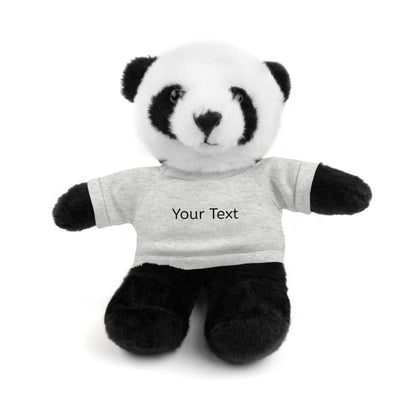 Personalized Stuffed Animal with Tee, Custom Teddy Bear Gift, Cuddly Plush Toy