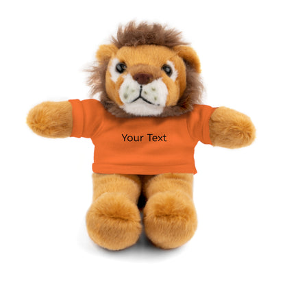 Personalized Stuffed Animal with Tee, Custom Teddy Bear Gift, Cuddly Plush Toy