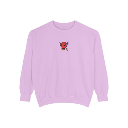 Boxing Embroidery Sweatshirt Unisex