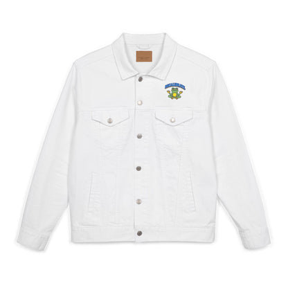 Embroidered Recalibrate Frog Denim Jacket