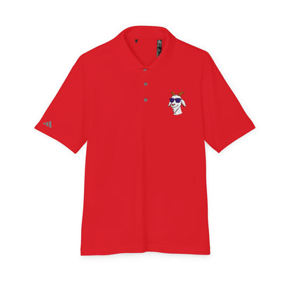 Adidas Polo Shirt with "Goat" Logo