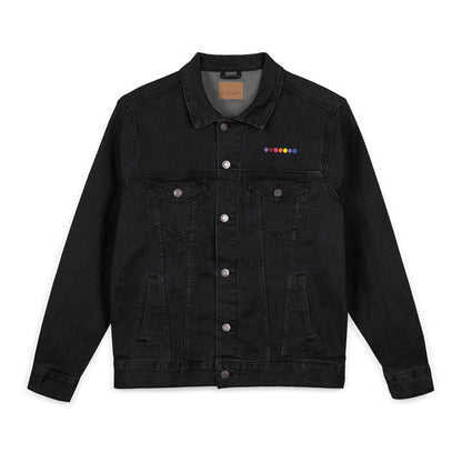 Embroidery Denim Jacket with Butterfly Design