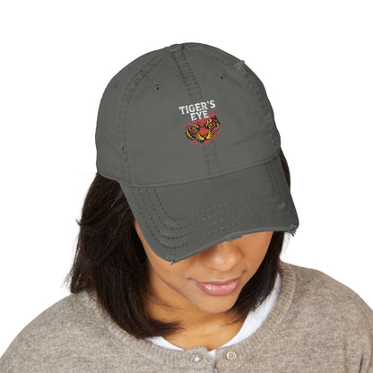 Hat with Tiger's Eye Embroidery