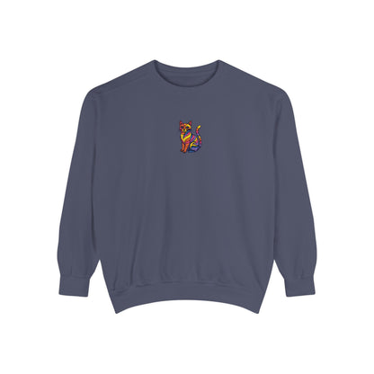 Colorful Cat Sweatshirt, Unisex