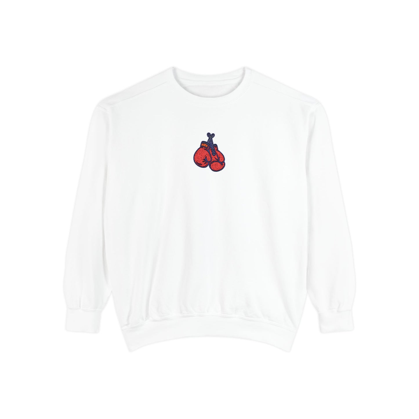 Boxing Embroidery Design Sweatshirt