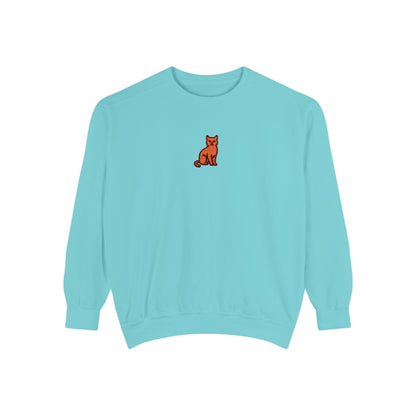 Cat Embroidery Sweatshirt