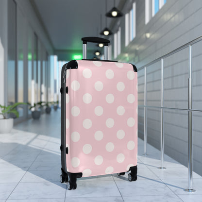 Pink Polka Dot Suitcase