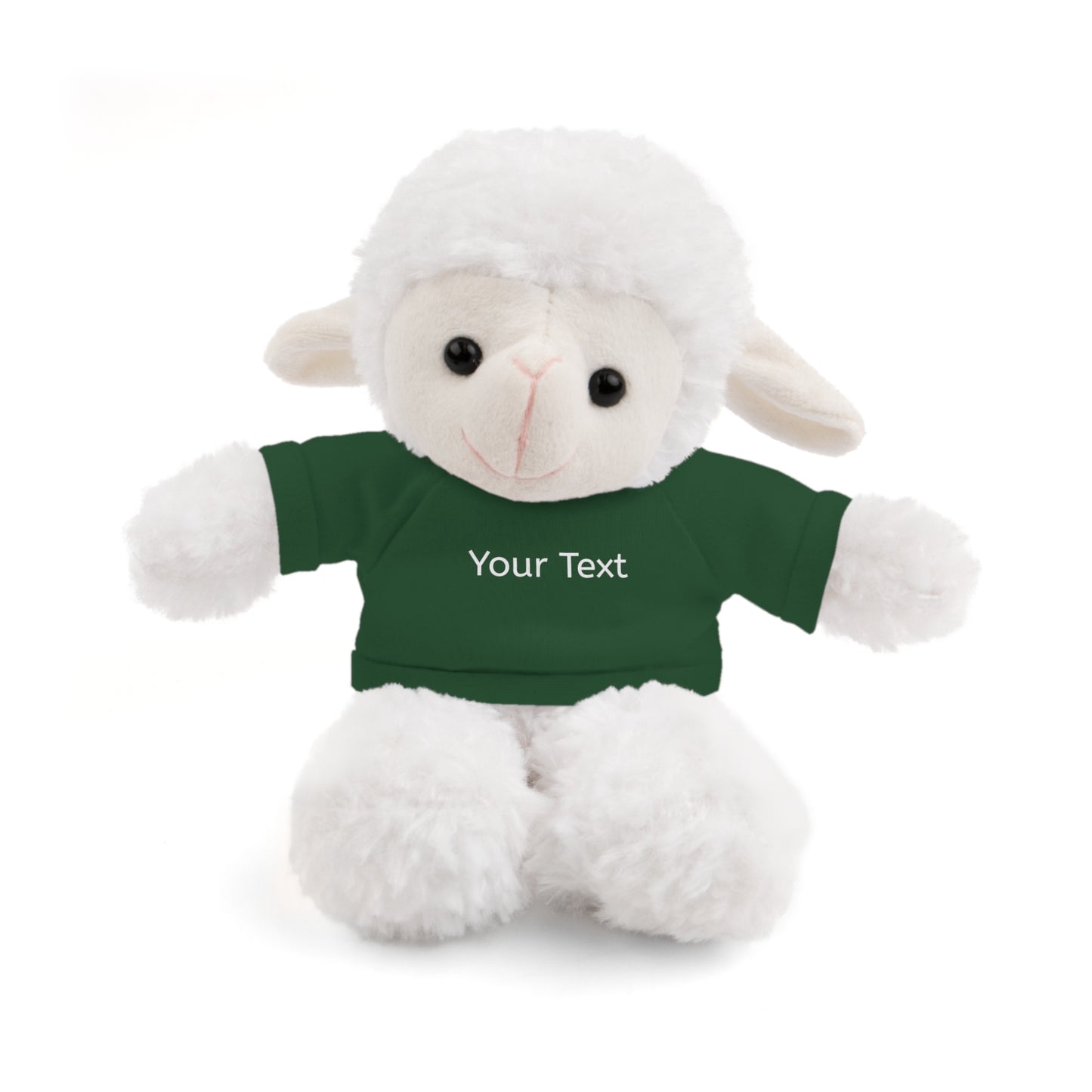 Personalized Stuffed Animal with Tee, Custom Teddy Bear Gift, Cuddly Plush Toy
