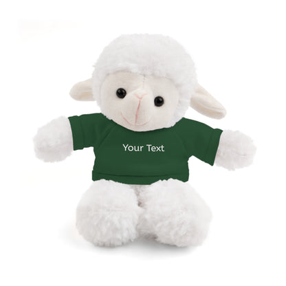 Personalized Stuffed Animal with Tee, Custom Teddy Bear Gift, Cuddly Plush Toy