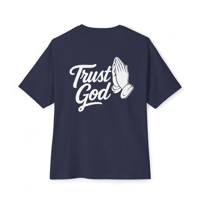 Unisex Oversized Boxy Tee - Trust God