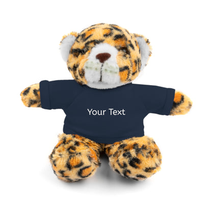 Personalized Stuffed Animal with Tee, Custom Teddy Bear Gift, Cuddly Plush Toy