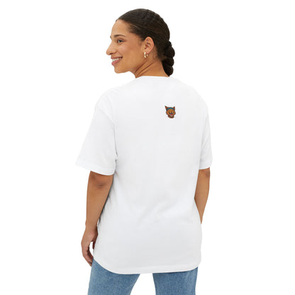 Chaotic Cat Graphic Tee, Unisex Oversized