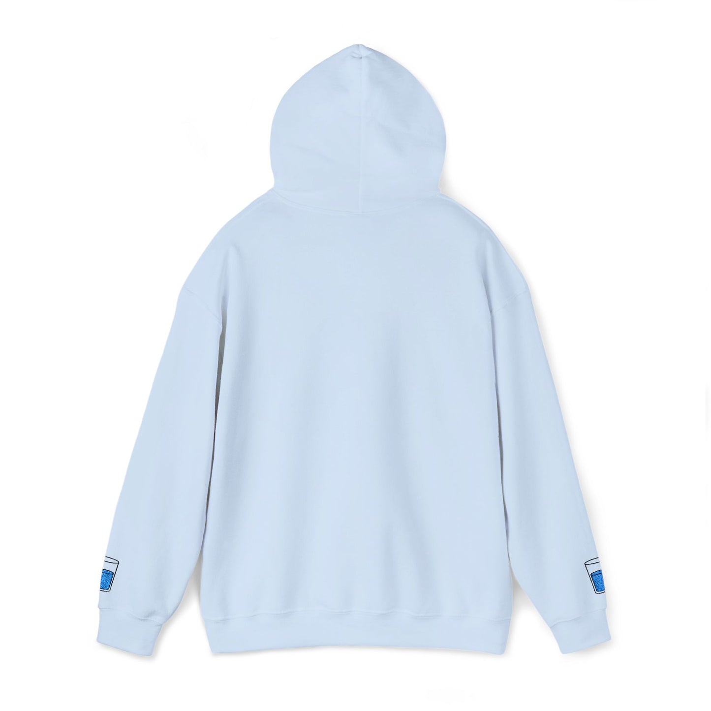 Glass Half Full with Sleeve Art Sweatshirt