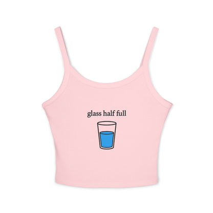 Glass Half Full Tank Top