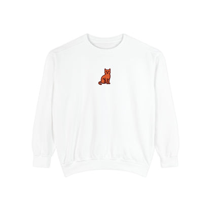 Cat Embroidery Sweatshirt
