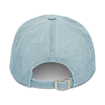 Waves & Water Embroidered Denim Hat
