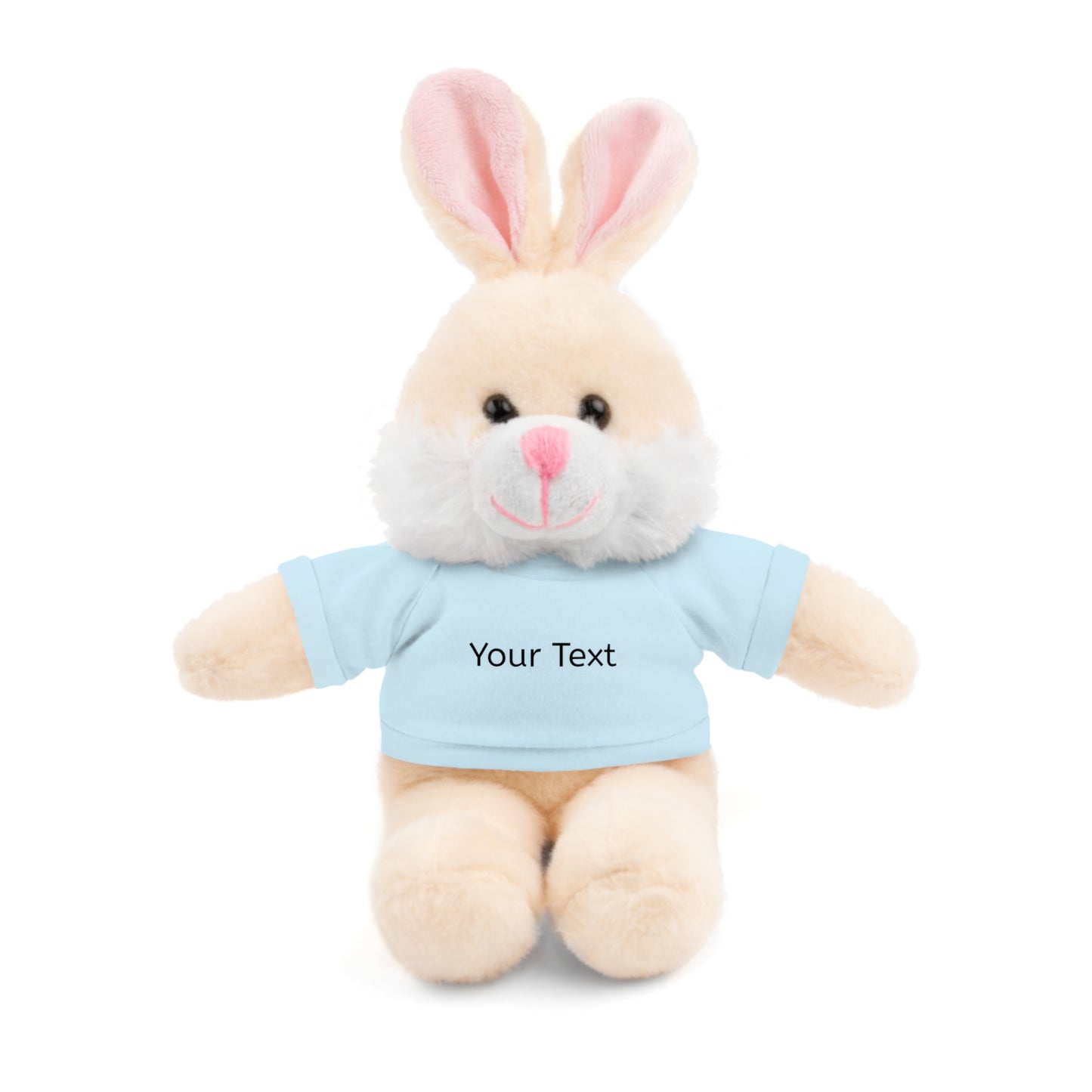 Personalized Stuffed Animal with Tee, Custom Teddy Bear Gift, Cuddly Plush Toy