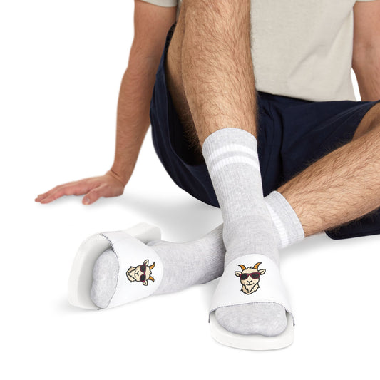 Cool Goat Graphic Men's Sandals